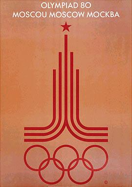 1980年莫斯科奧運會海報
