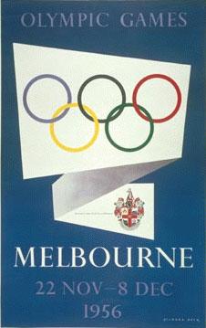 1956年墨爾本奧運會海報