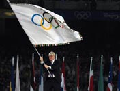 倫敦市市長接過奧林匹克會旗