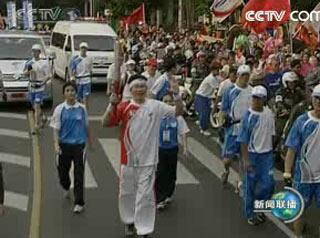 奧運聖火點亮“微笑之都”曼谷