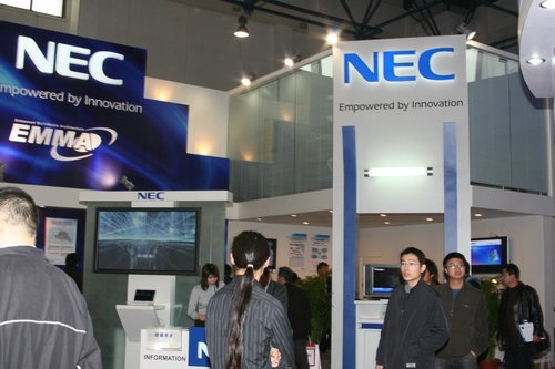 NEC展臺 