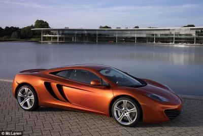 Stunning design: The McLaren MP4-12C is Britain's answer to Italy's seductive Ferrari