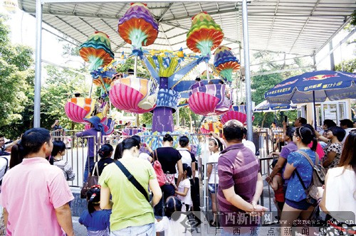 邕城休閒公園魅力大增 各種主題體驗應有盡有(圖)