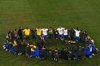 [組圖]聯合會杯巴西衛冕 隊員賽後激動集體祈禱