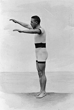 Alfred HAJOS from Hungary, winner of the 100m and 1500m freestyle swimming events at the Games of the I Olympiad Athens 1896. Credit: IOC Olympic Museum Collections/MEYER Albert