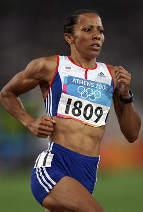 Athens, 26 août 2004, Games of the XXVIII Olympiad. Women's athletics: Kelly HOLMES of Great Britain competes in the the 1500m semifinal. Credit: Getty Images/Clive Brunskill