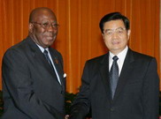 胡錦濤會見塞拉利昂總統