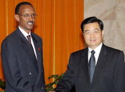 胡錦濤會見盧旺達總統