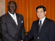 胡錦濤主席會見加納總統
