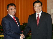 胡錦濤會見馬達加斯加總統