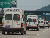 湖南52台救護車奔赴災區