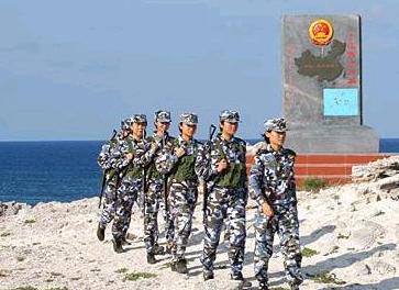 駐守西沙群島的中國海軍女兵們