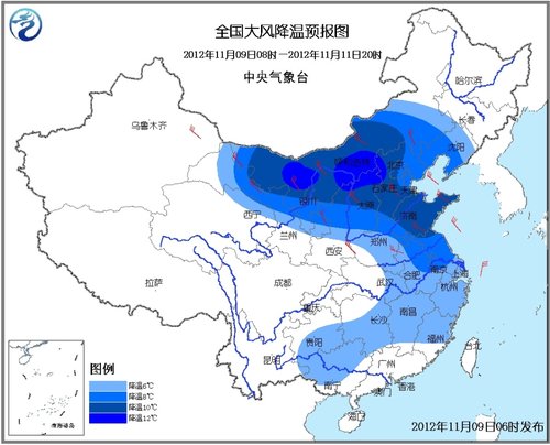 北方多地將出現降雪天氣 南方地區有明顯降水