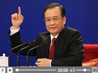 Conférence de presse du PM chinois Wen Jiabao