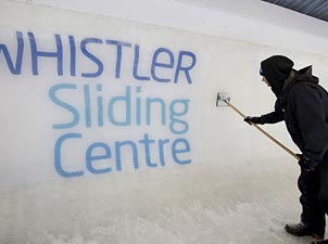 惠斯勒滑雪中心<br>比賽項目：有舵雪車、無舵雪車、雪橇