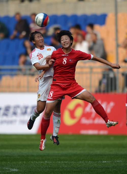 [高清組圖]東亞運動會女足開戰 中國0-1負朝鮮