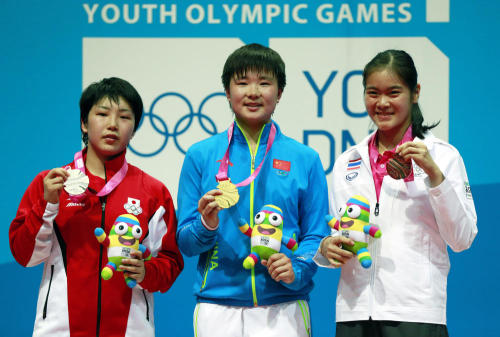 [高清組圖]羽毛球女單：中國選手何冰嬌獲金牌