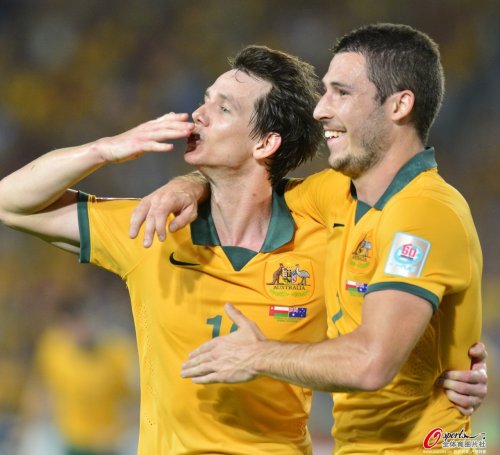 [高清組圖]澳大利亞4-0大勝阿曼 攜手韓國提前出線
