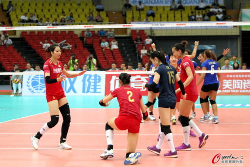 [高清組圖]亞錦賽-中國女排3-1泰國 闖進決賽