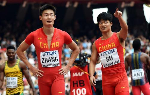 [高清組圖]中國隊創男子4X100米接力新的亞洲紀錄
