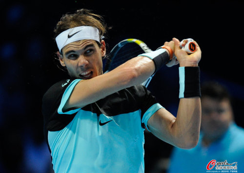[高清組圖]ATP總決賽-納達爾橫掃穆雷提前出線