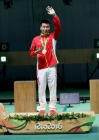[高清組圖]10米氣手槍龐偉奪銅牌 越南選手摘金