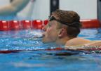 [高清組圖]男子100米蛙泳 英國選手皮提破紀錄