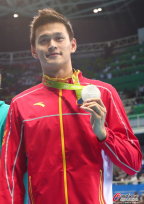 [高清組圖]男子400米自由泳決賽 頒獎儀式舉行