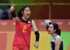 [高清組圖]女排小組賽：中國隊3-0完勝意大利隊