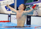 [高清組圖]男子100米蛙泳決賽：亞當佩蒂摘金