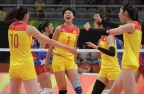 [高清組圖]中國女排3-0完勝波多黎各贏得兩連勝