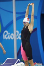 [高清組圖]女子200米自由泳決賽 沈鐸並列第五