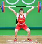 [高清組圖]女舉63公斤鄧薇破世界紀錄奪金
