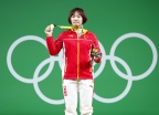 [高清組圖]中國選手向艷梅奪得舉重69公斤級金牌