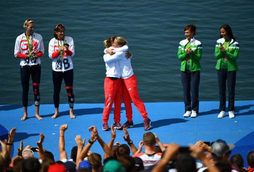 [高清組圖]裏約奧運女子雙人雙槳波蘭選手奪冠