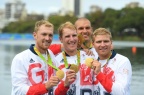[高清組圖]男子四人單槳決賽 英國組合奪得金牌