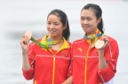 [高清組圖]女輕量級雙人雙槳 中國銅牌荷蘭奪冠