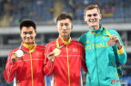 [高清組圖]男子20公里競走 中國隊包攬金銀牌