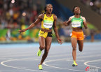 [高清組圖]田徑女子100米決賽：牙買加選手奪金