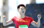 [高清組圖]奧運男子100米謝震業晉級半決賽