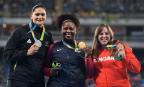 [高清組圖]巴西裏約奧運會女子鉛球頒獎儀式