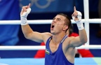 [高清組圖]拳擊次蠅量級：烏茲別克斯坦選手奪金