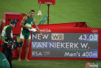[高清組圖]男子400米 范尼科爾克破紀錄奪金