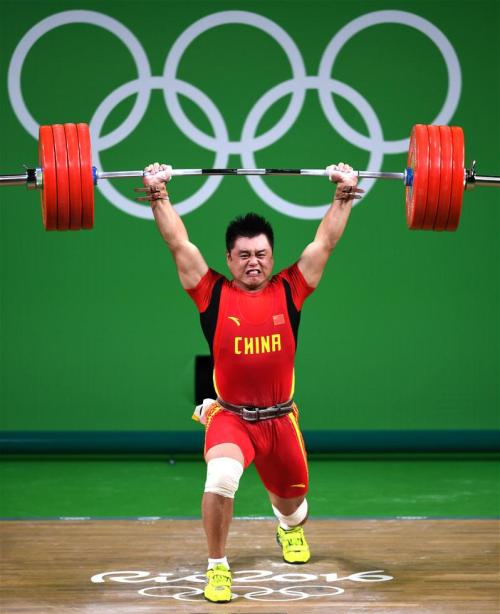 [高清組圖]舉重男子105公斤級 楊哲獲第四名
