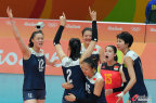 [高清組圖]中國女排3-1勝荷蘭 晉級奧運決賽