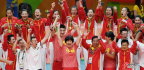 [高清組圖]中國女排3-1戰勝塞爾維亞問鼎冠軍