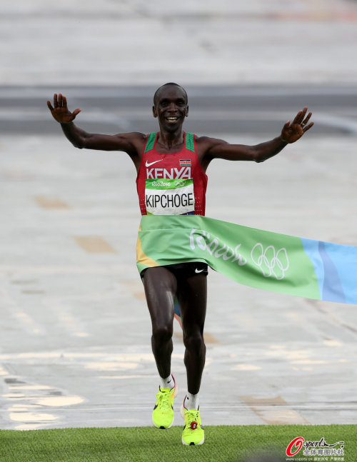 [高清組圖]肯尼亞選手斬獲男子馬拉松金牌