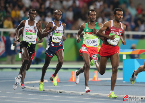 [高清組圖]男子5000米-英國選手法拉赫奪金衛冕