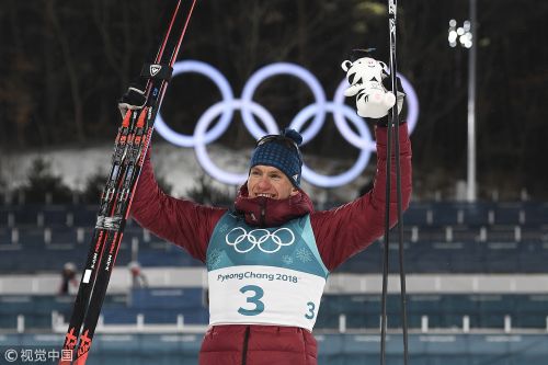 [高清組圖]越野滑雪男子短距離賽 挪威選手奪冠