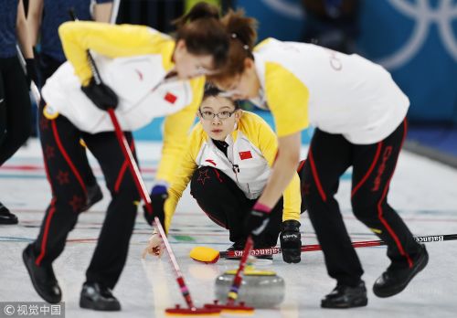 [高清組圖]女子冰壺  中國隊加局逆轉勝日本隊